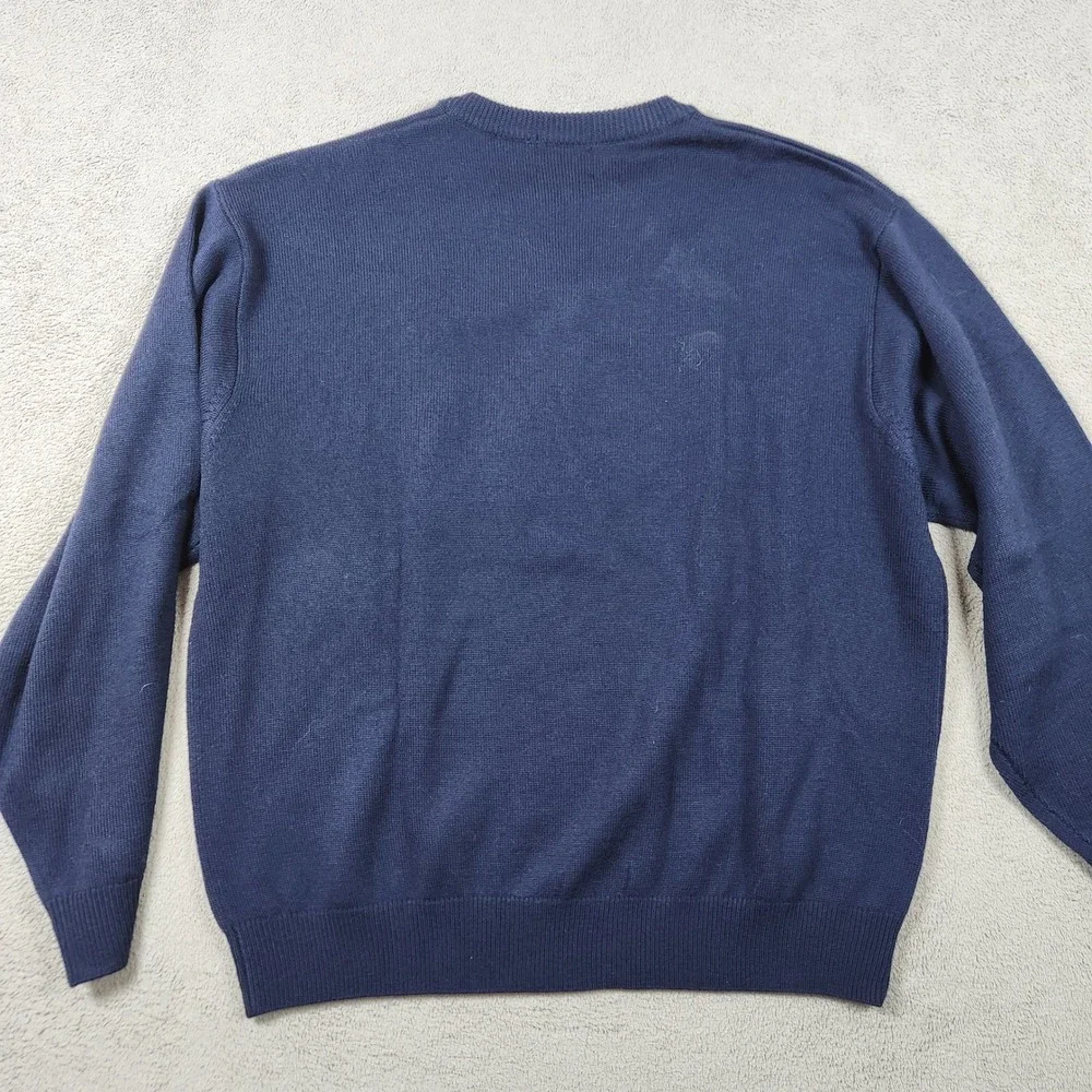 Viyella V-Neck Sweater Mens size XL Merino Wool Zegna Baruffa Italian Yarn